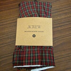 NWT J. Crew Men’s Red Plaid Boxer Shorts